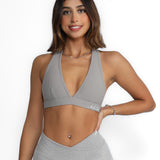 Ribbed Halter Bra