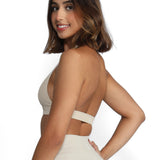 Ribbed Halter Bra