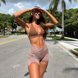 V Cut Contour Shorts