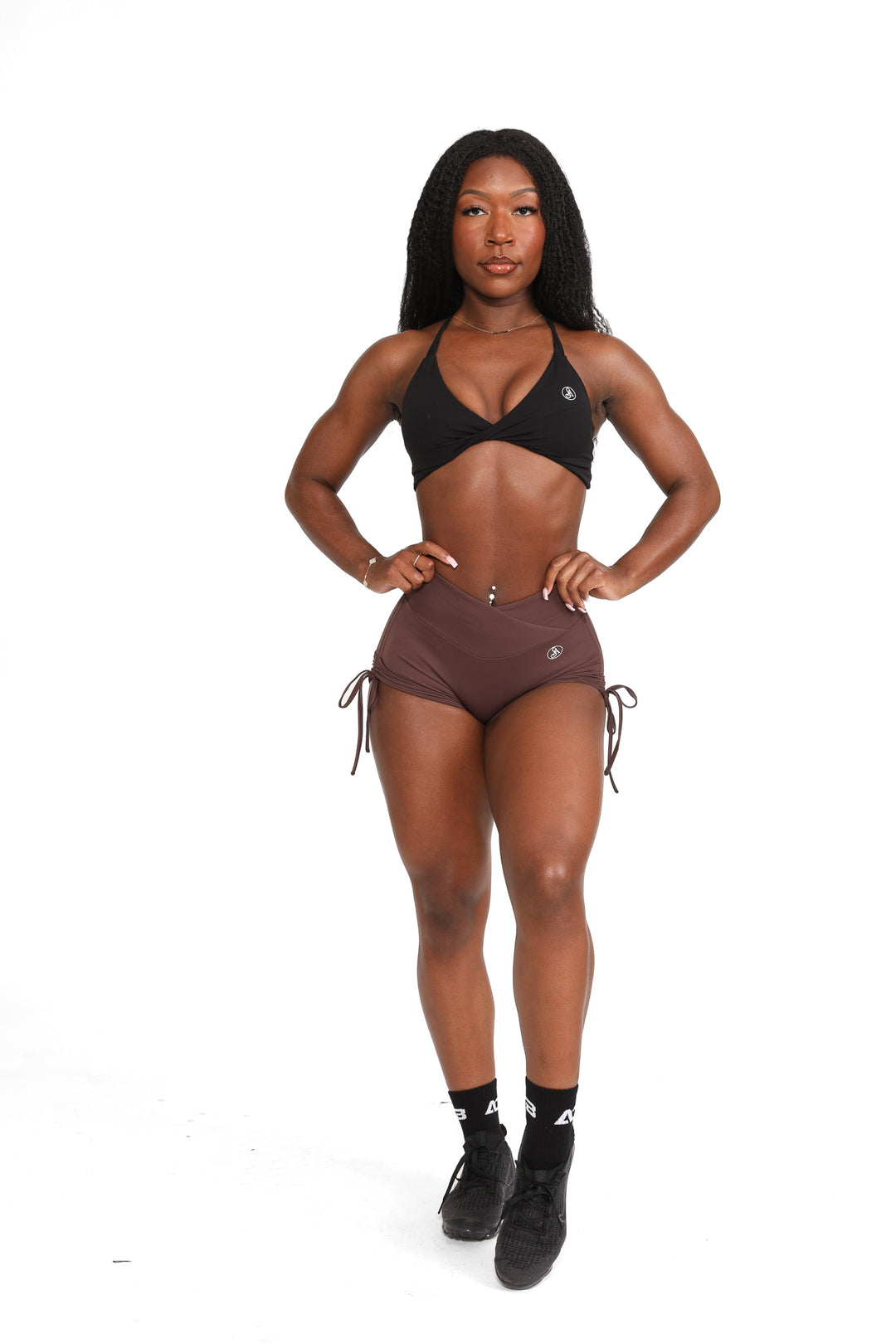 Brown Bombshell Shorts