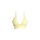 Buttercup Yellow Pink Sports Bra