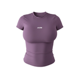 Soft Plum Daily Motion Tee