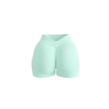 Mint Hydrangea V Back Shorts