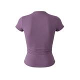 Soft Plum Daily Motion Tee
