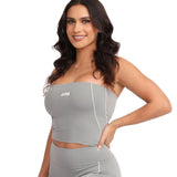 Allure The Brand Desirable Tube Top – Stylish Women's Top in Black, Blue, Gray, and Pink