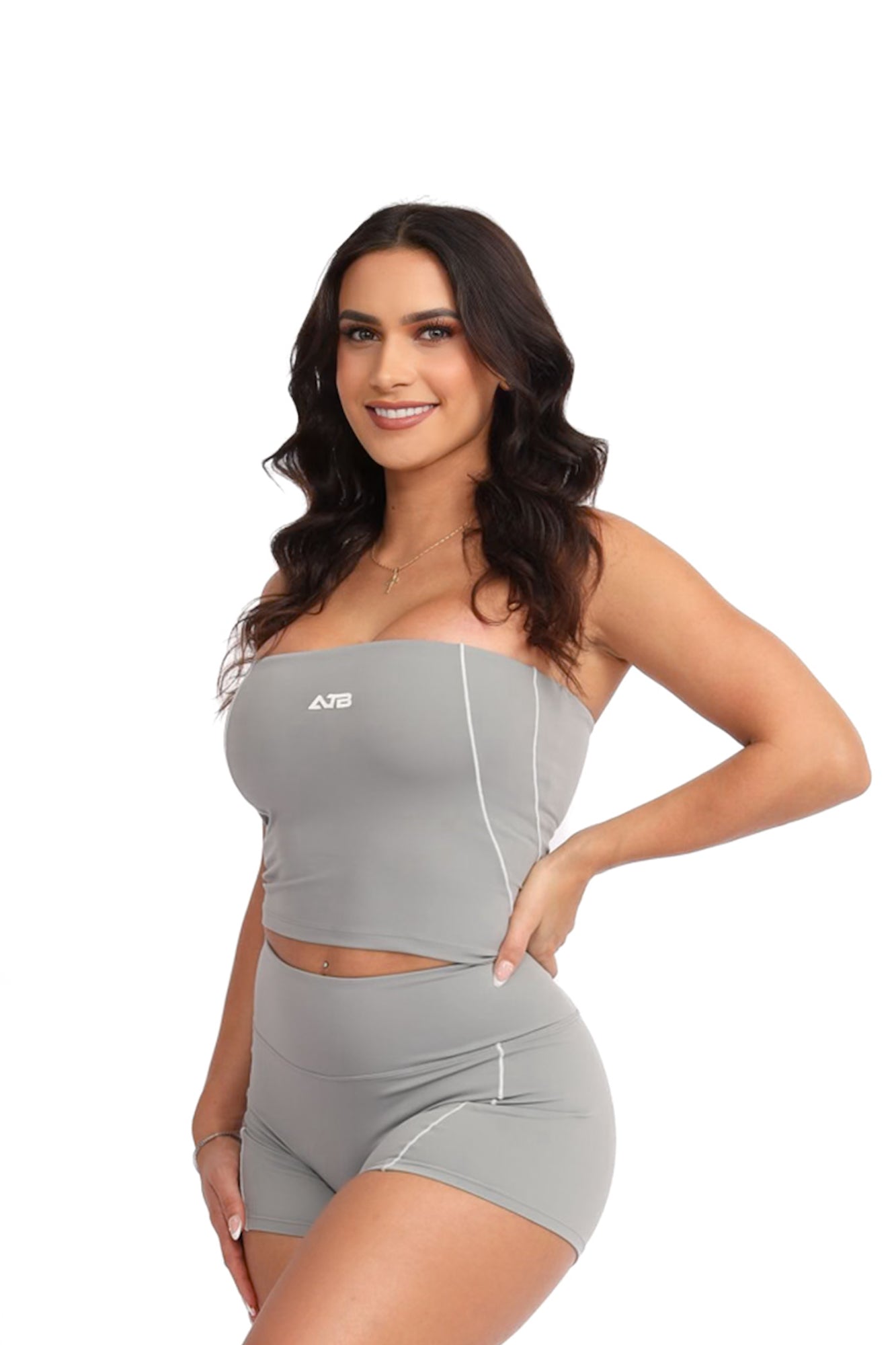 Allure The Brand Desirable Tube Top – Stylish Women's Top in Black, Blue, Gray, and Pink