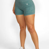 Wash Ribbed Shorts