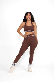 Brown ATB Seamless Leggings