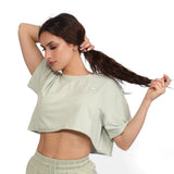 Oversized Cropped Top