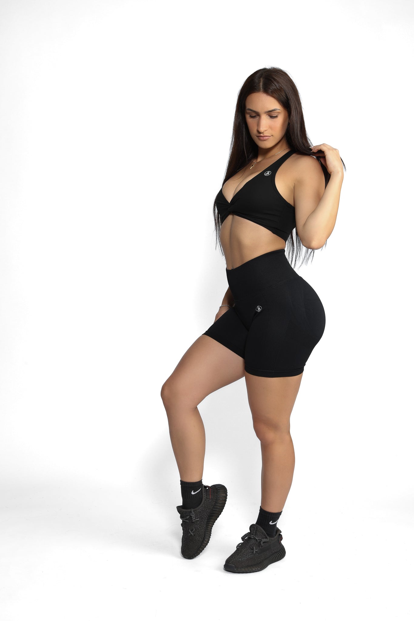 Pure Color Scrunch  Shorts