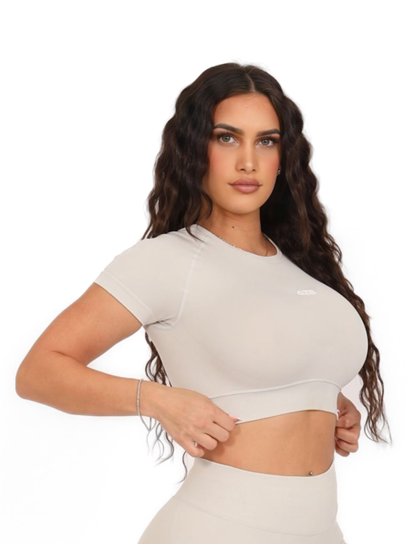 Peachy T-Shirt Crop Top