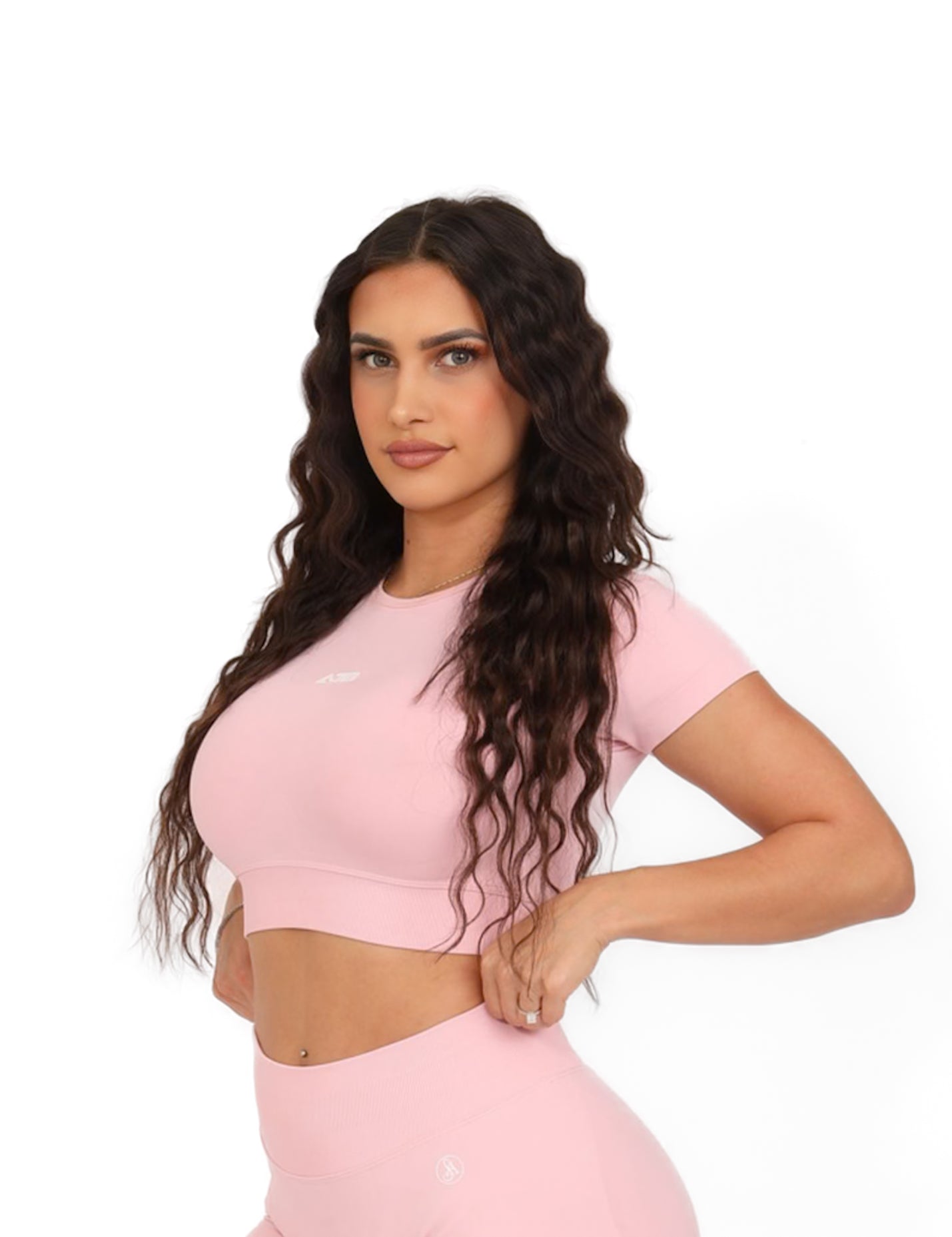 Peachy T-Shirt Crop Top