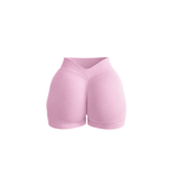 Blossom V Back Shorts - Cherry Blossom Pink - Allure The Brand