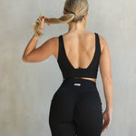 FLOW Scoop Neck Sports Bra - Allure The Brand