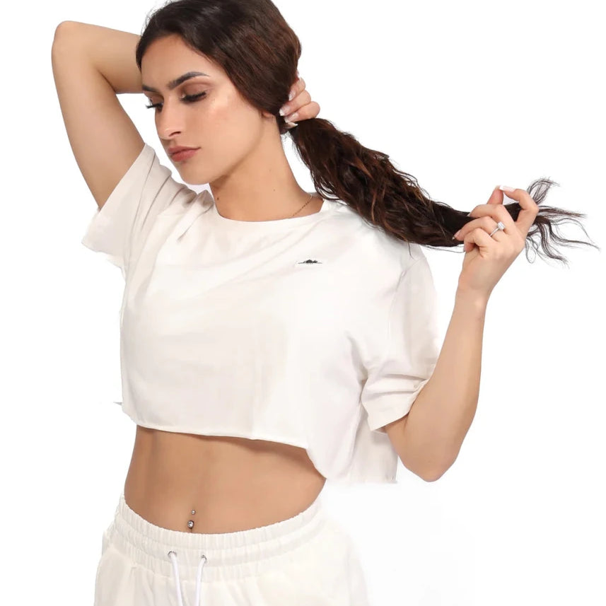 Oversized Cropped Top - Allure The Brand
