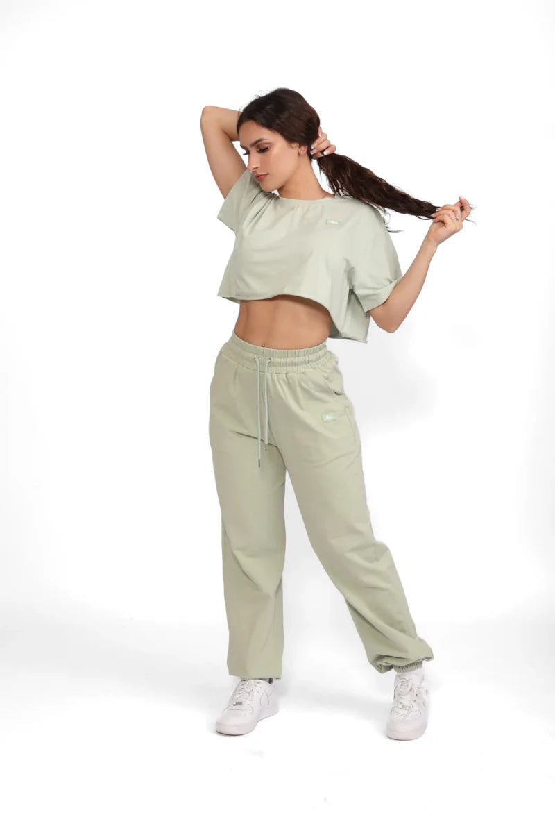 Oversized Cropped Top - Allure The Brand