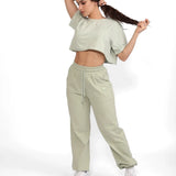Oversized Cropped Top - Allure The Brand