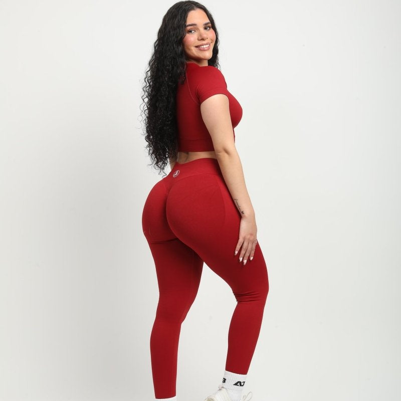 Peachy Scrunch Leggings - Allure The Brand