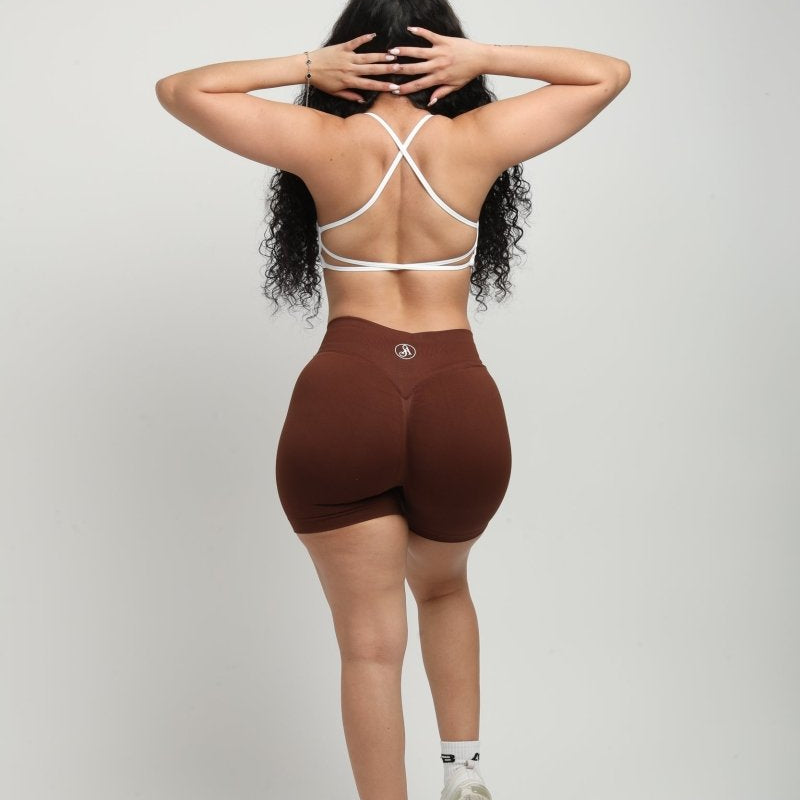 Peachy Scrunch Shorts - Allure The Brand