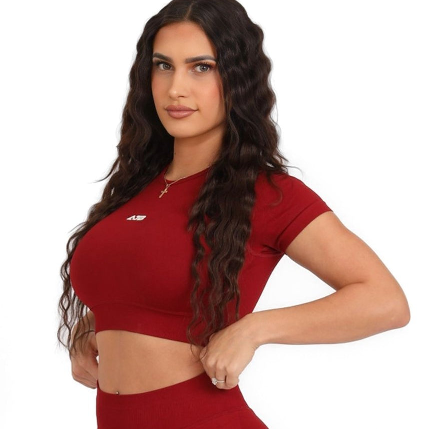 Peachy T-Shirt Crop Top - Allure The Brand