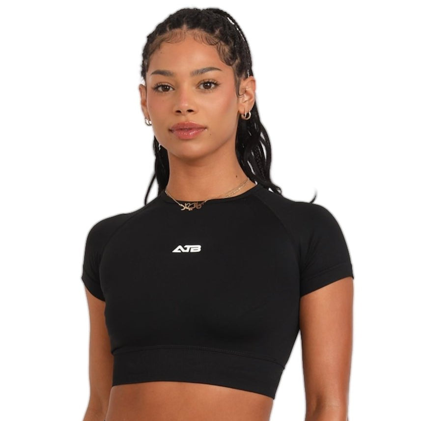 Peachy T-Shirt Crop Top - Allure The Brand