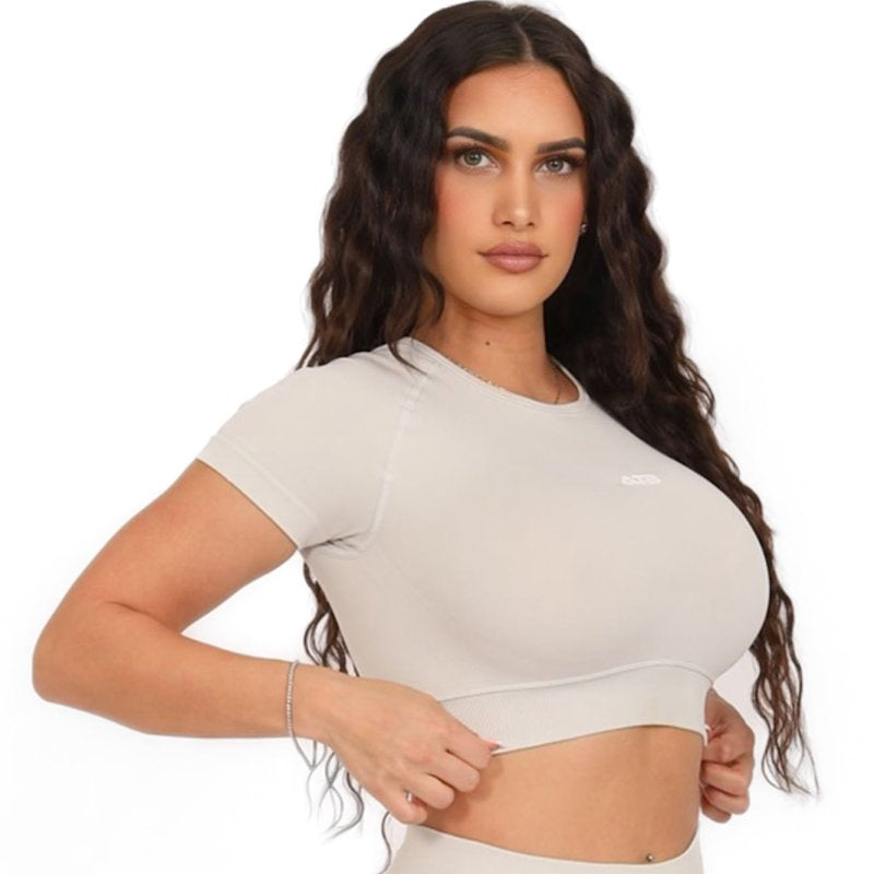 Peachy T-Shirt Crop Top - Allure The Brand