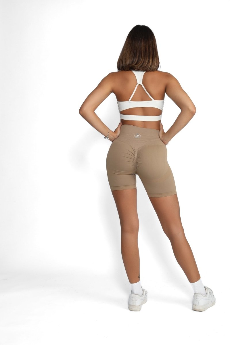 Pure Color Scrunch Shorts - Allure The Brand