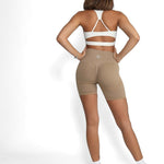Pure Color Scrunch Shorts - Allure The Brand
