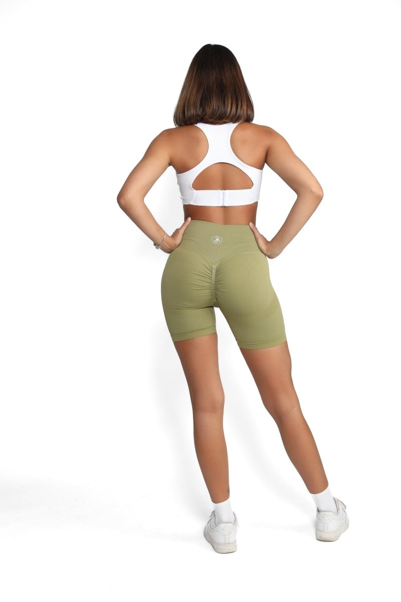 Pure Color Scrunch Shorts - Allure The Brand