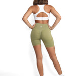 Pure Color Scrunch Shorts - Allure The Brand