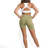 Pure Color Scrunch Shorts - Allure The Brand
