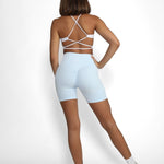 Pure Color Scrunch Shorts - Allure The Brand