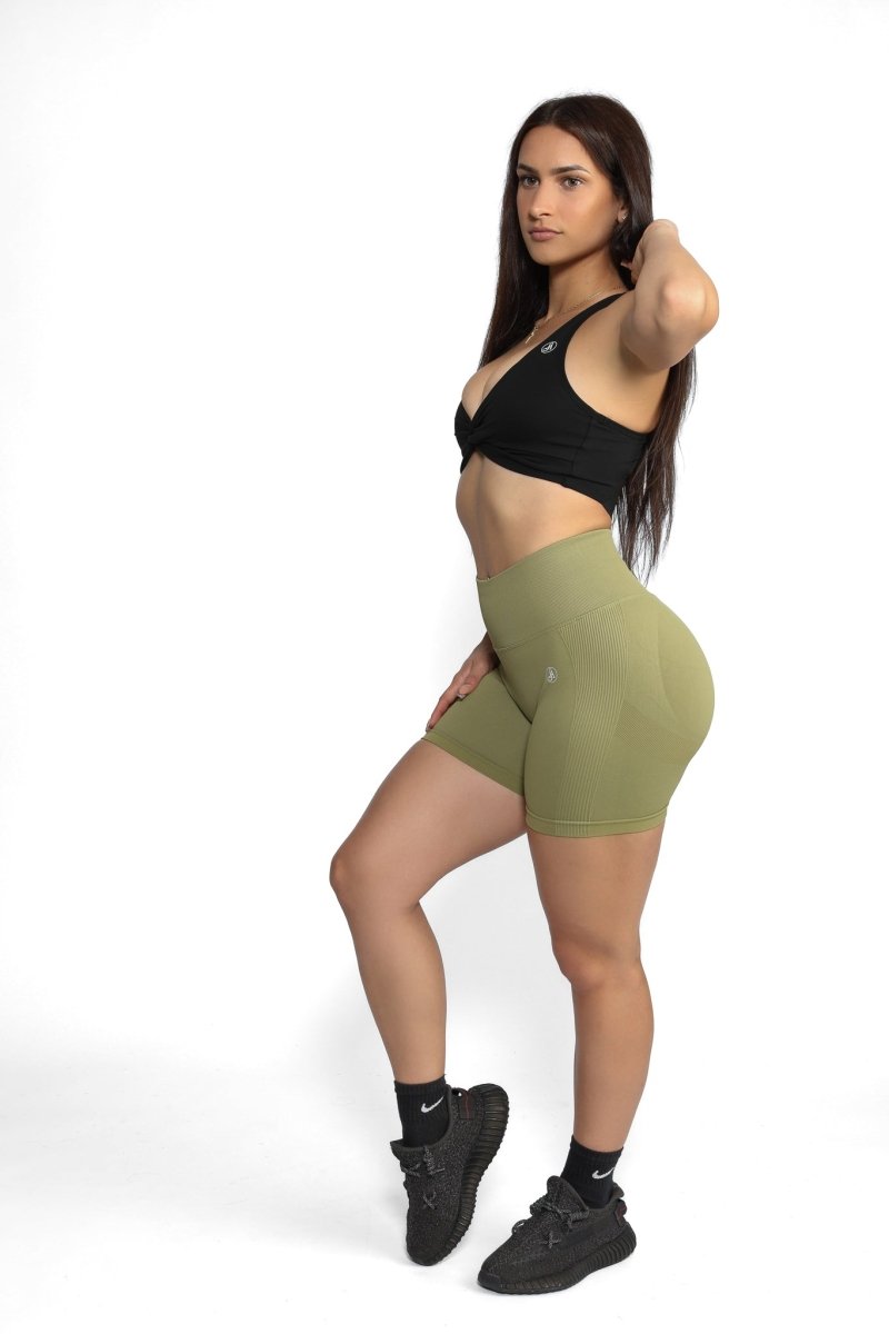 Pure Color Scrunch Shorts - Allure The Brand