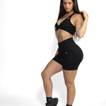 Pure Color Scrunch Shorts - Allure The Brand