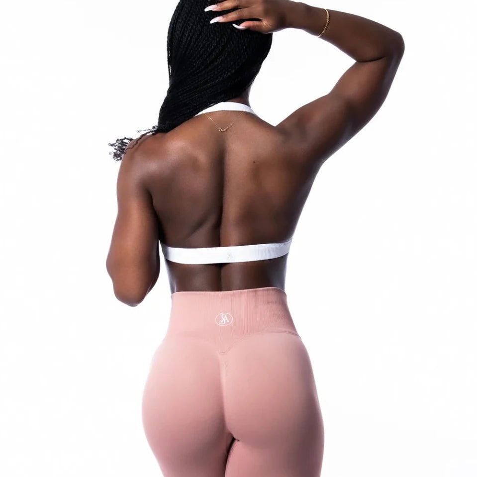 Ribbed Halter Bra - Allure The Brand