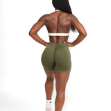 Seamless V Back Shorts - Allure The Brand