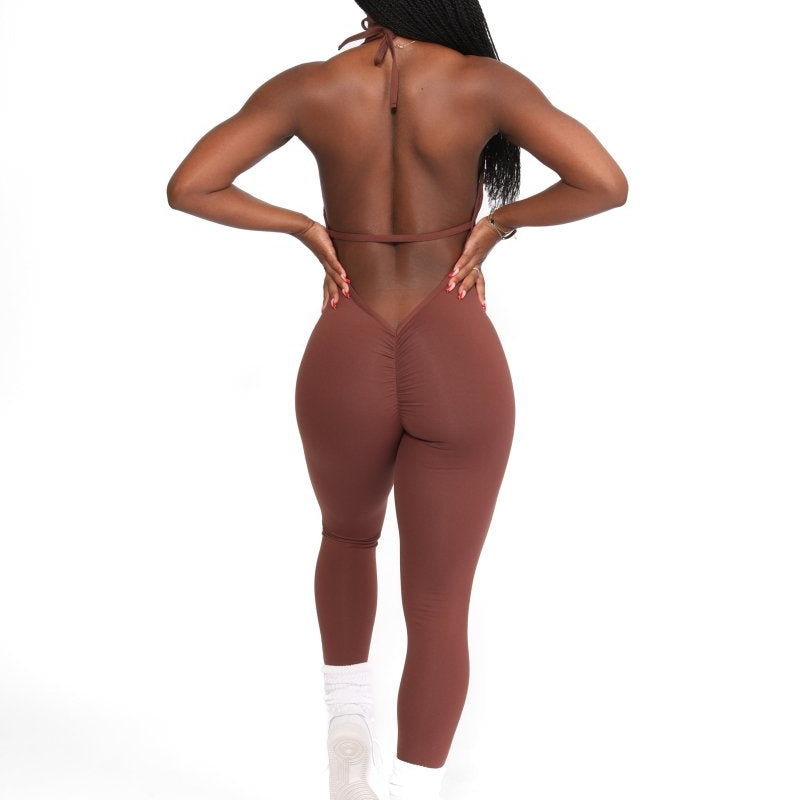 V Back Jumpsuits - Allure The Brand