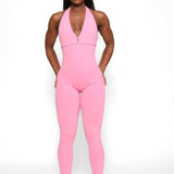 V Back Jumpsuits - Allure The Brand