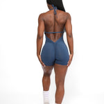 V - Back Romper - Allure The Brand