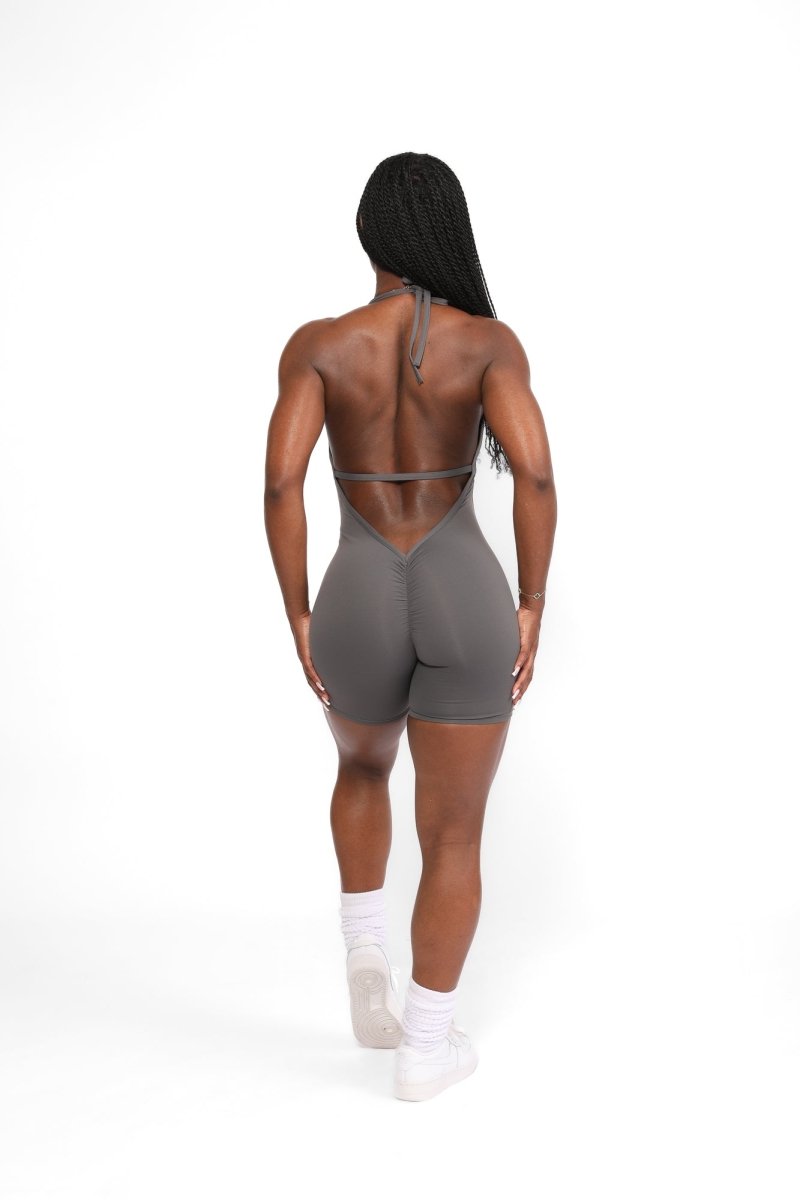 V - Back Romper - Allure The Brand
