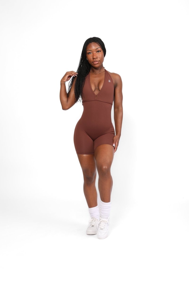 V - Back Romper - Allure The Brand